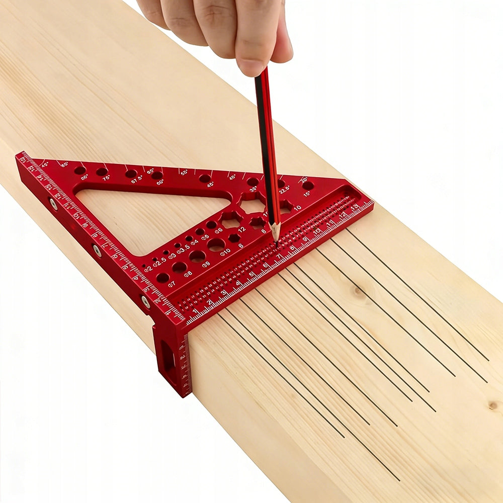 PRECISION ALUMINIUM JOINERY ANGLE FOR WOOD MEASUREMENT AND MARKING Length (mm) 0