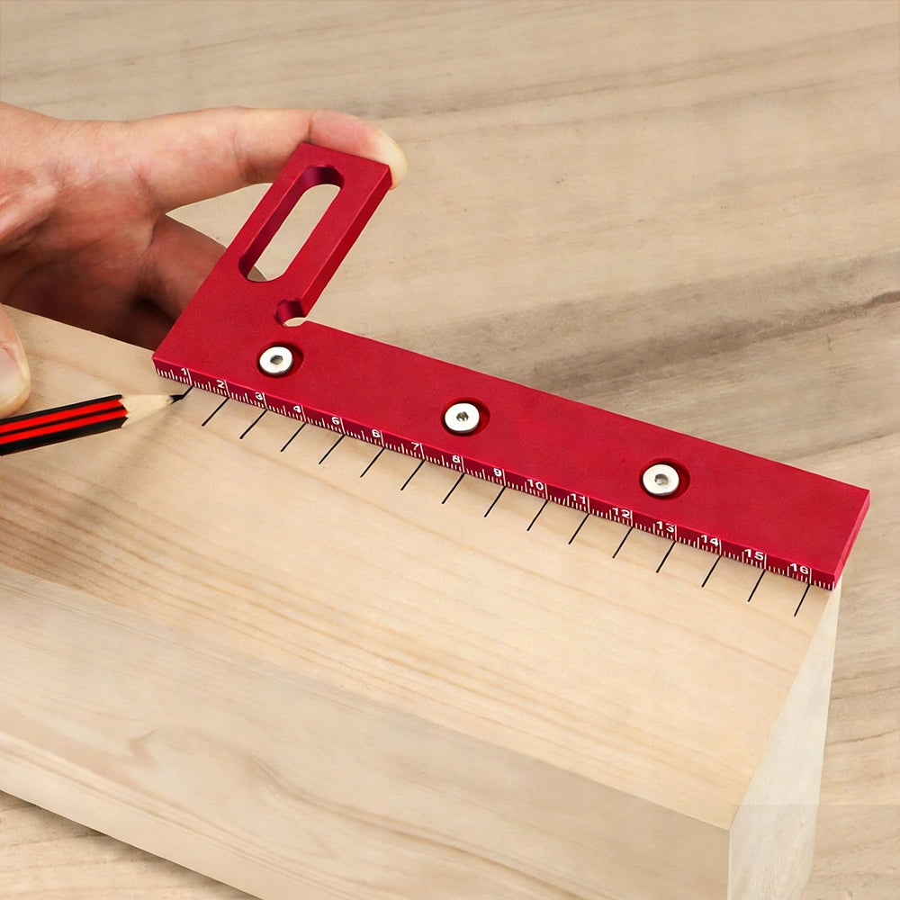 PRECISION ALUMINIUM JOINERY ANGLE FOR WOOD MEASUREMENT AND MARKING Packaging status original