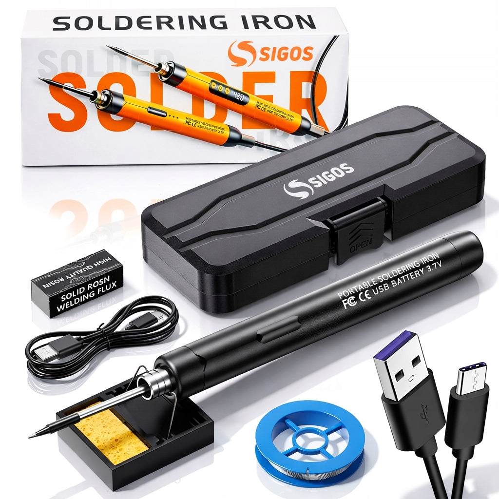 PRECISION SOLDERING IRON CORDLESS FLASK SET 400°C USB-C
