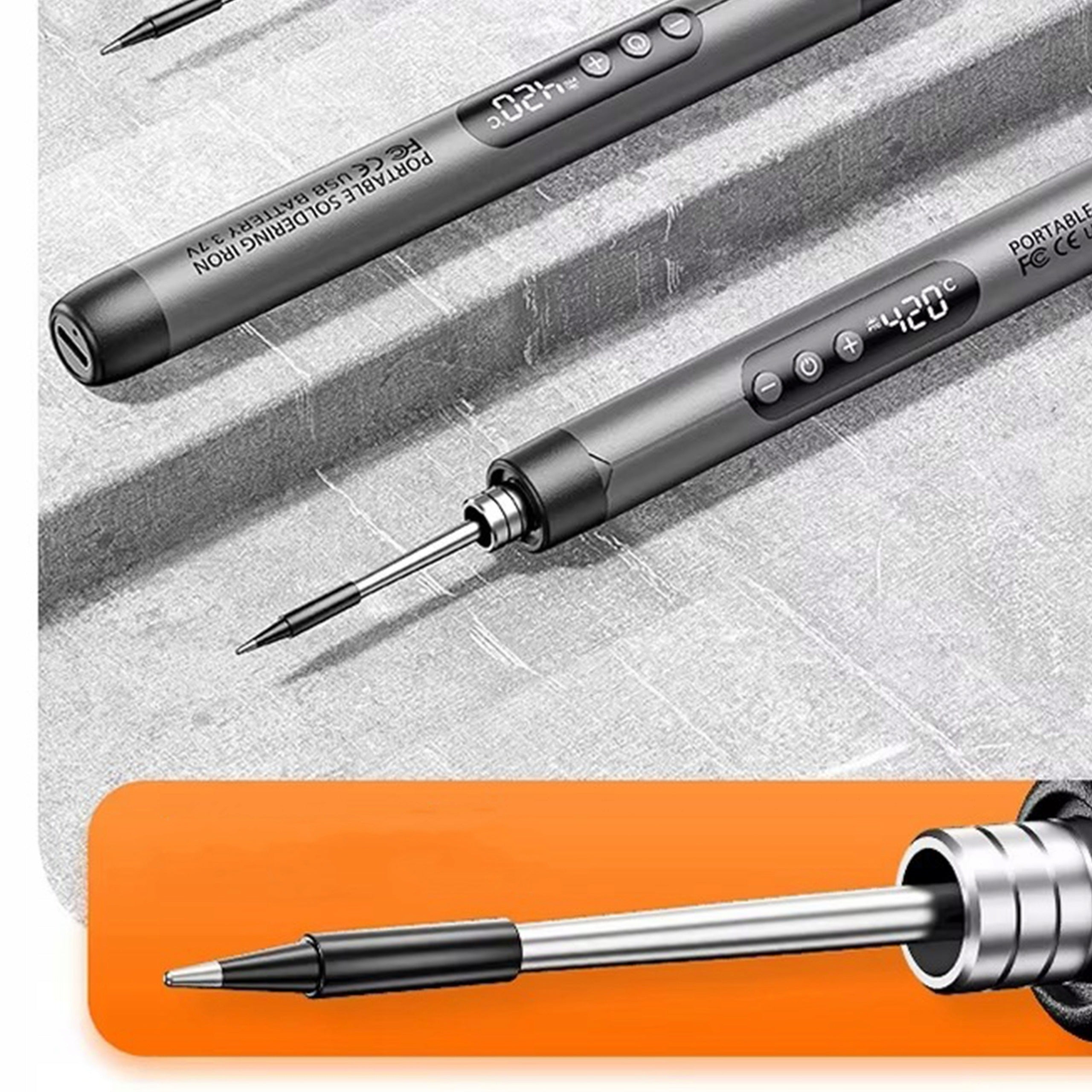PRECISION SOLDERING IRON WITH WIRELESS CORDLESS FLASK DISPLAY Manufacturer code LUTOWNICA PODRĘCZNA MOBILNA WARSZTATOWA MOC 1