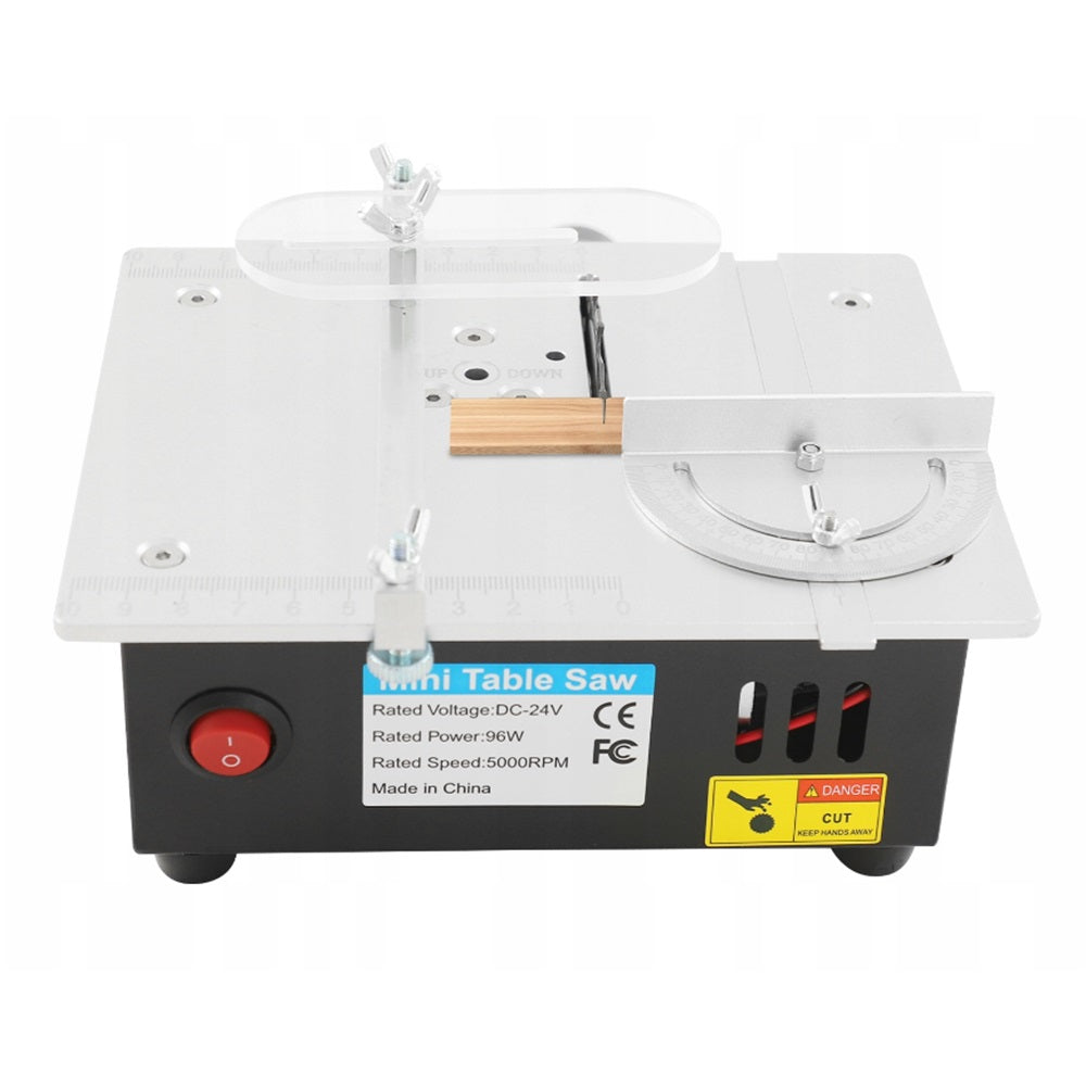 PRECISION TABLE SAW MINI WOOD PLASTIC METAL POWER SUPPLY24V Packaging status original
