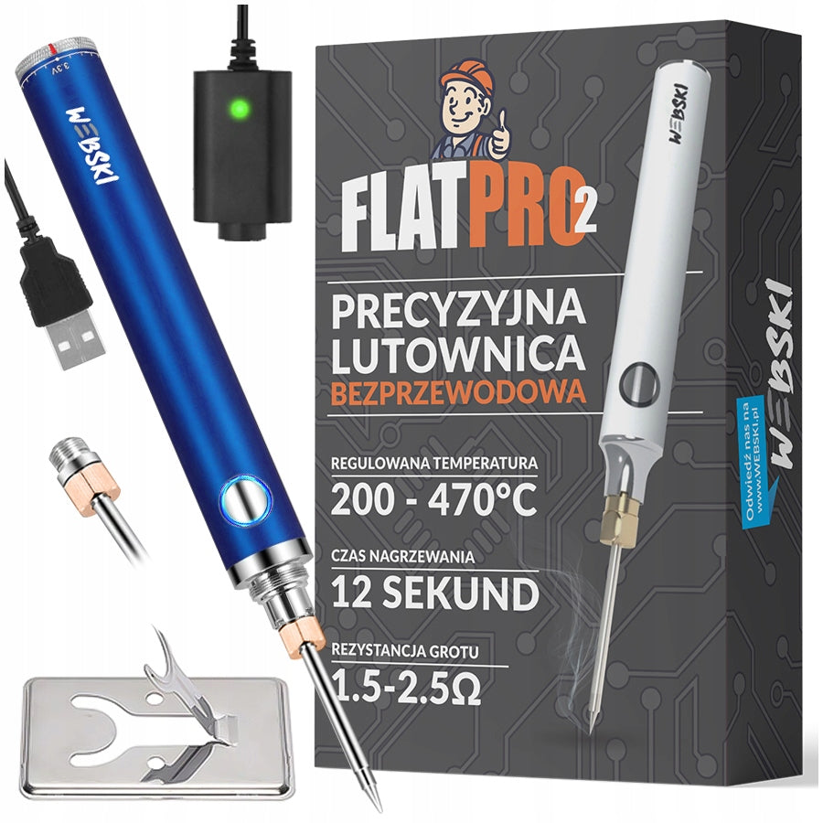 PRECISION WIRELESS USB SOLDERING IRON WITH RECHARGEABLE PORTABLE BATTERY
