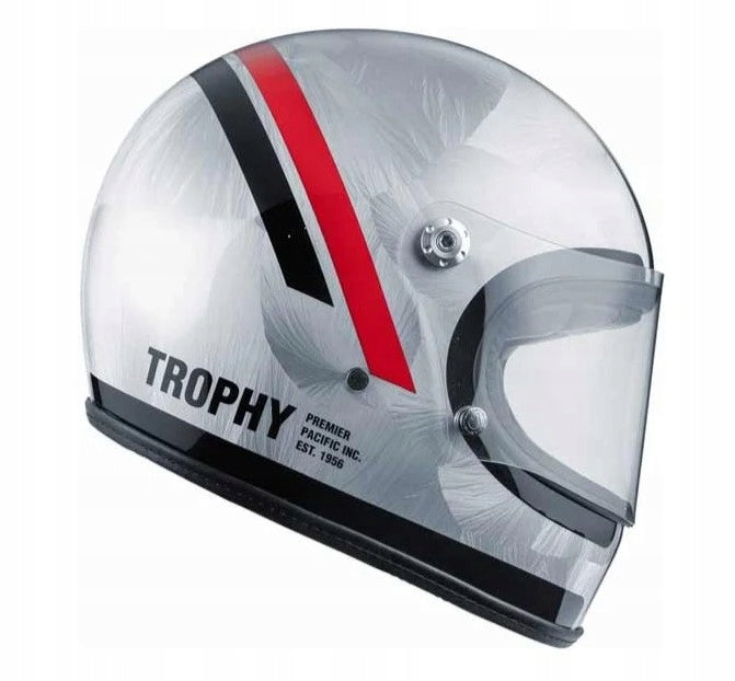 PREMIER TROPHY Vintage Integral Motorcycle Helmet For Chopper Crusier Size M