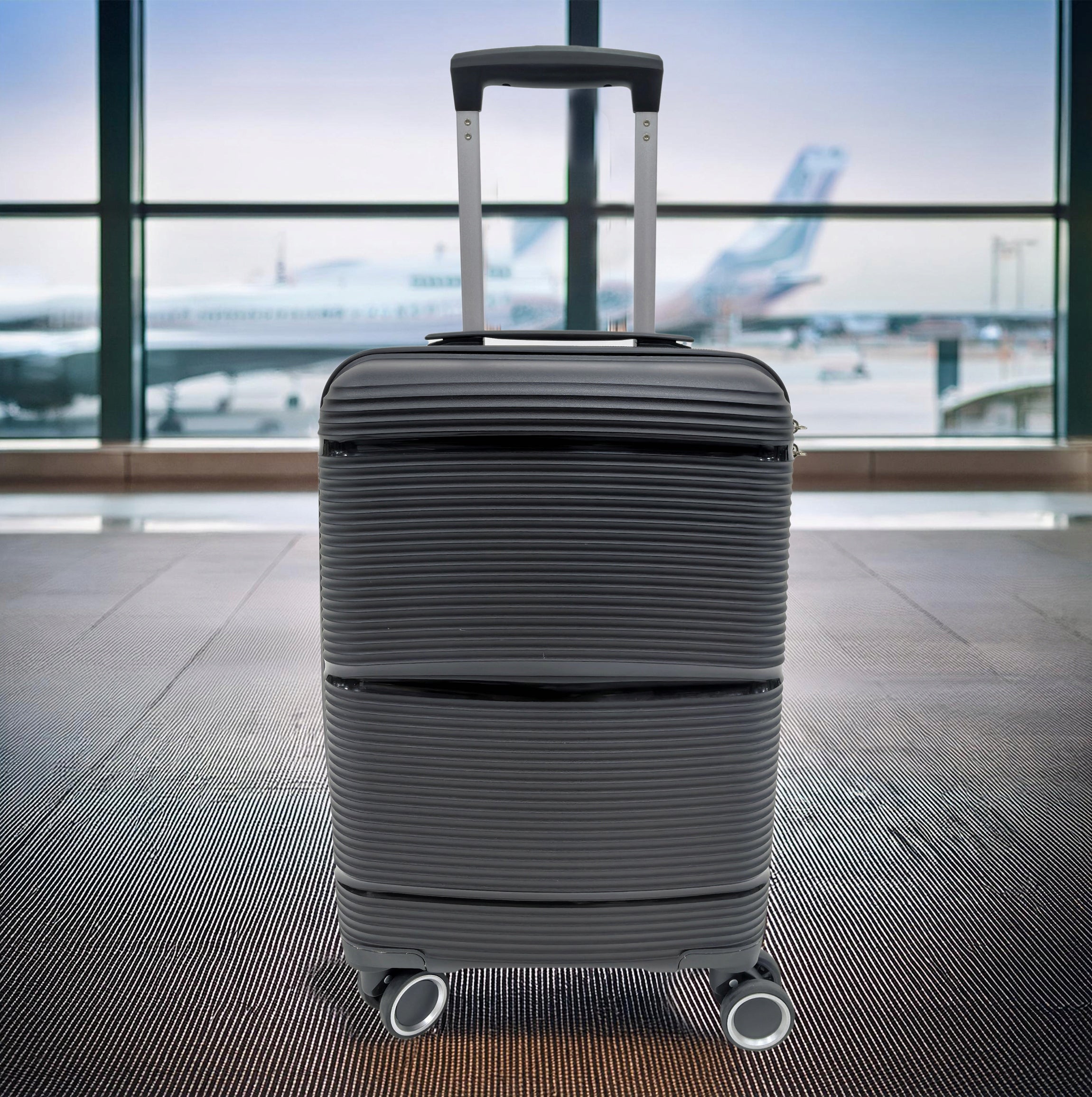 PREMIUM 18 TRAVEL CABIN SUITCASE ON WHEELS SUPER LIGHTWEIGHT RYANAIR WizzAir Brand TEKAN