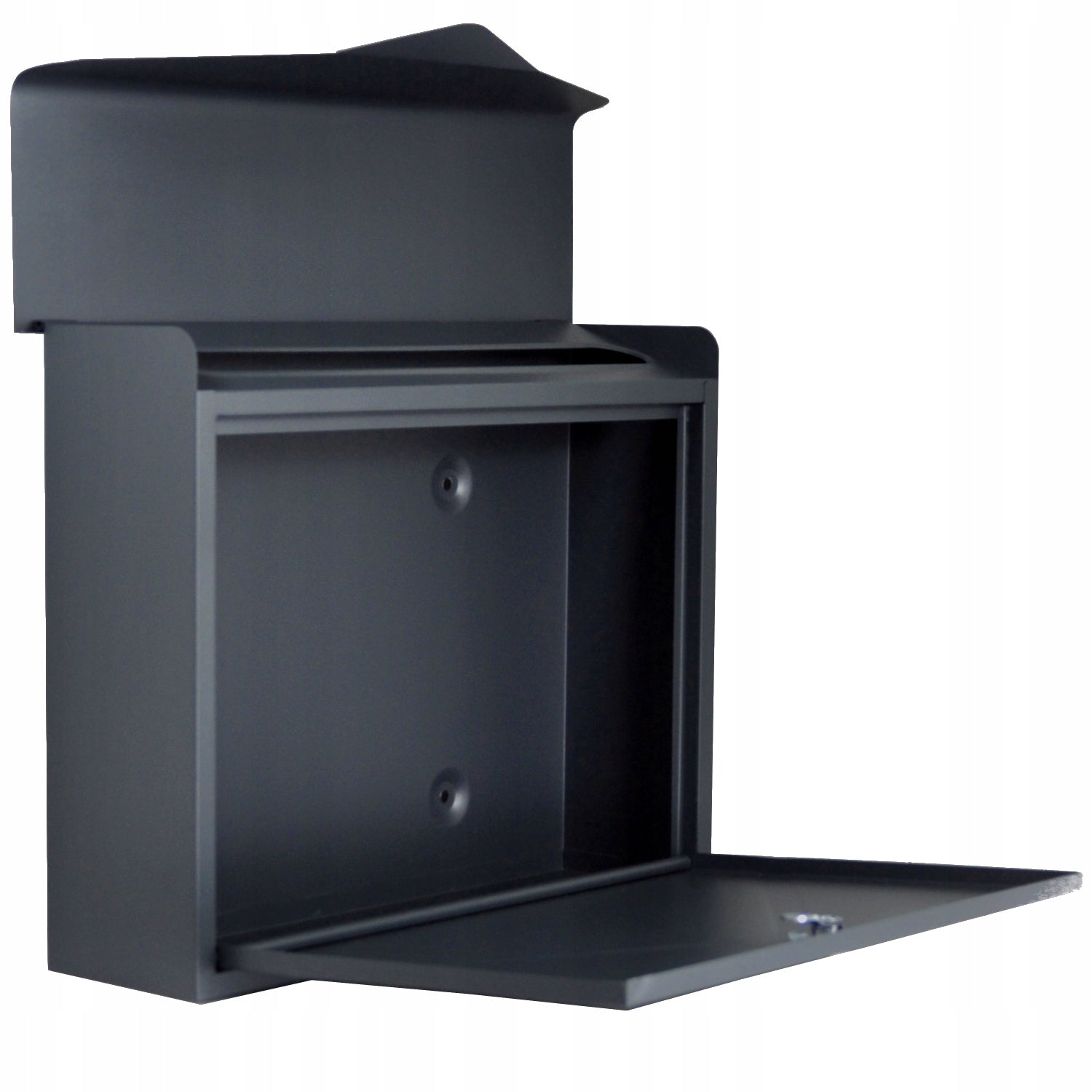 PREMIUM ANTHRACITE MATTE LETTER BOX LARGE C4 + 3 KEYS, SCREWS Product width 36 cm