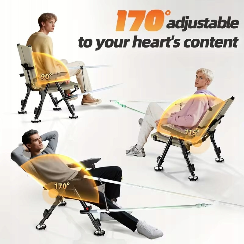 PREMIUM CAMPING FISHING LOUNGER CHAIR Model X2PS