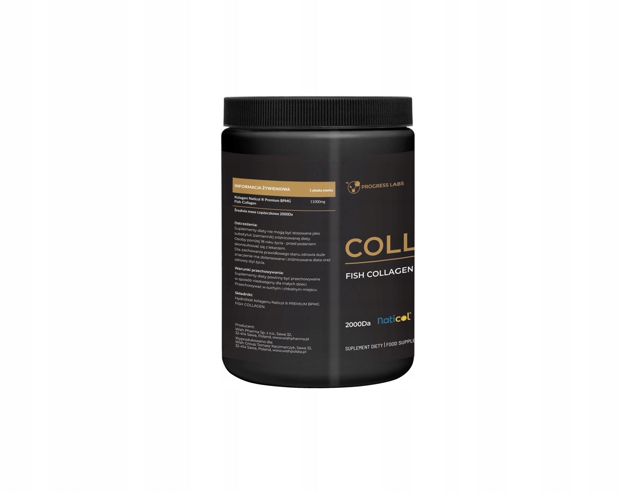 PREMIUM COLLAGEN For Drinking Fish 2000 Da Collagen Skin Joints Bones 800 g Packaging status original