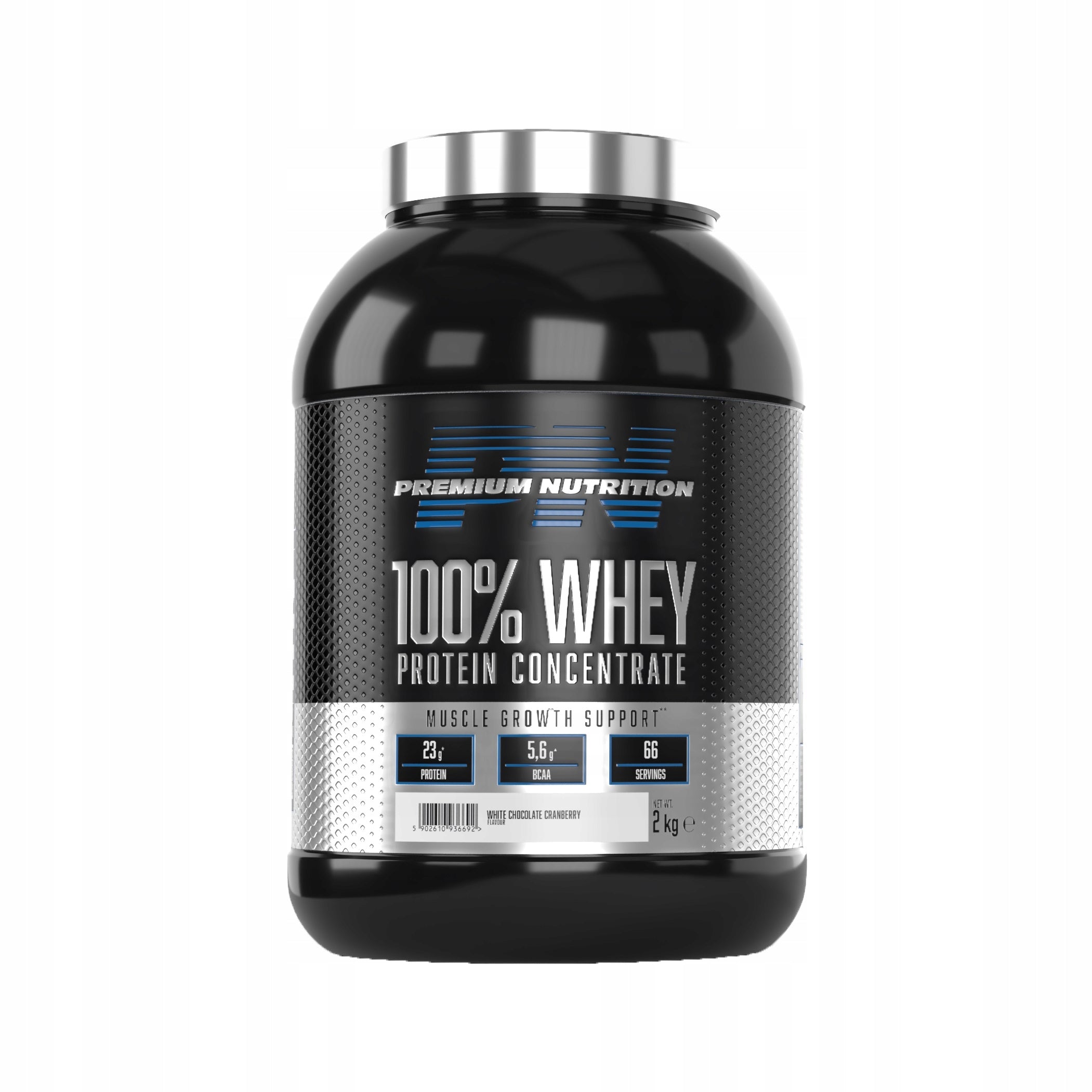 PREMIUM NUTRITION 100% Whey Protein Concentrate 2 kg Strawberry