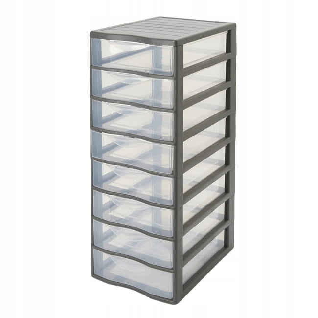 PREMIUM OFFICE ORGANIZER 8 DRAWERS ON WHEELS 68CM FOR DOCUMENTS / ACCESSORIES Packaging status original