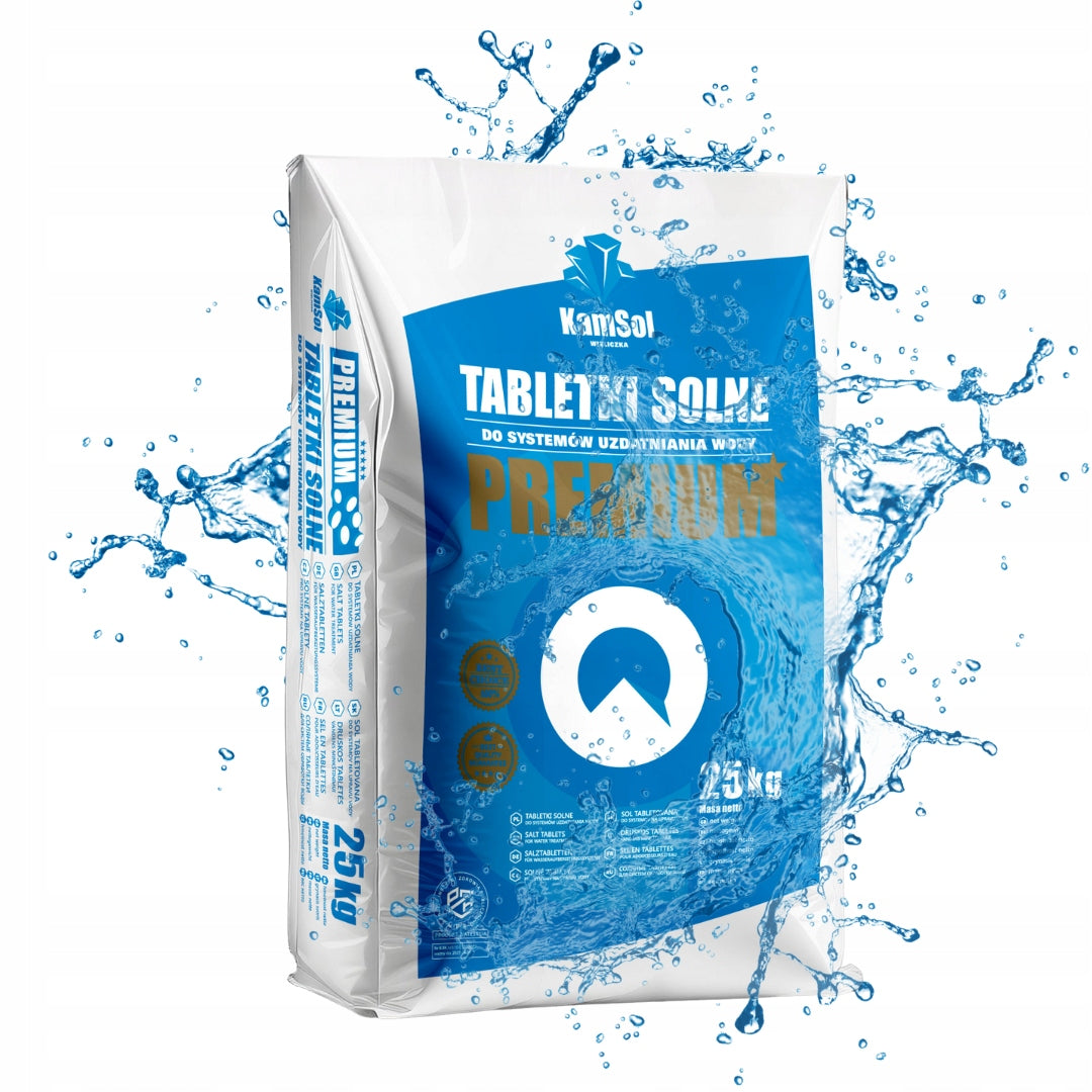 PREMIUM - SALT TABLETS FOR SOFTENERS 25KG - 99.9 % NaCl!!!