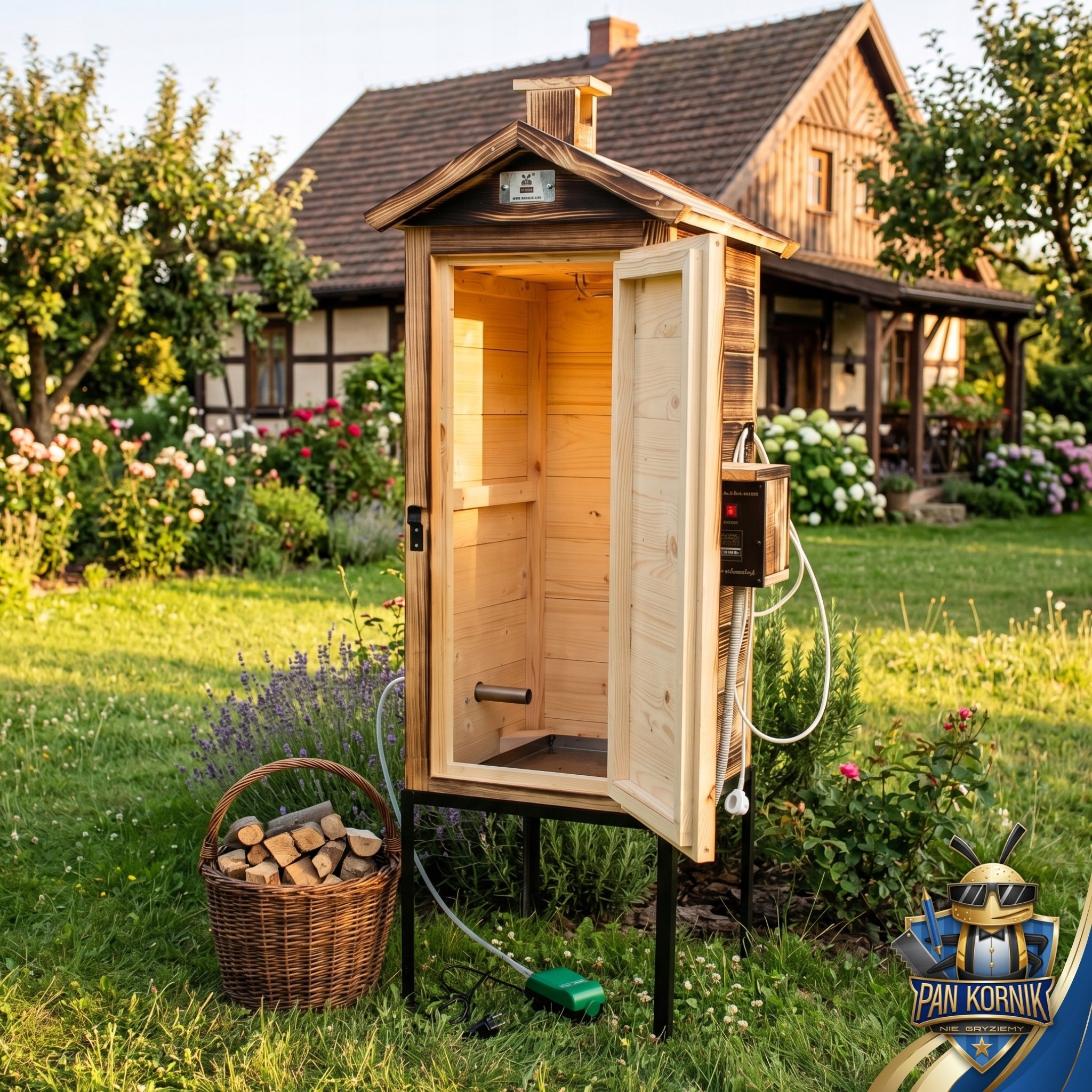 PREMIUM WOODEN ELECTRIC SMOKEHOUSE 180 LITERS MANUFACTURER PAN KORNIK EAN (GTIN) 5905214407285