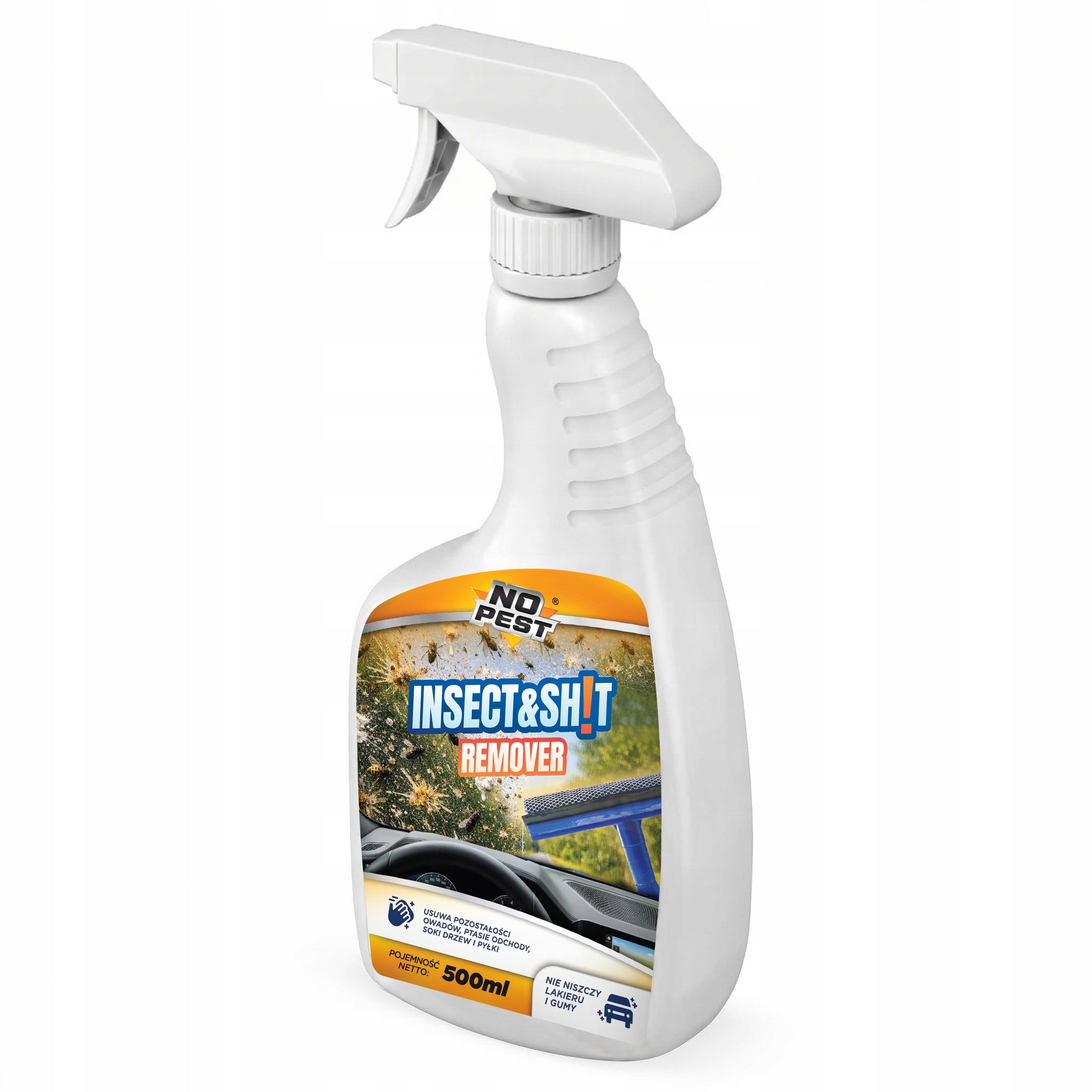 PREPARATION LIQUID FOR REMOVING INSECTS BIRD DROPPINGS FOR CLEANING THE CAR 500ML Manufacturer's catalog number INSECT&SH!T REMOVER