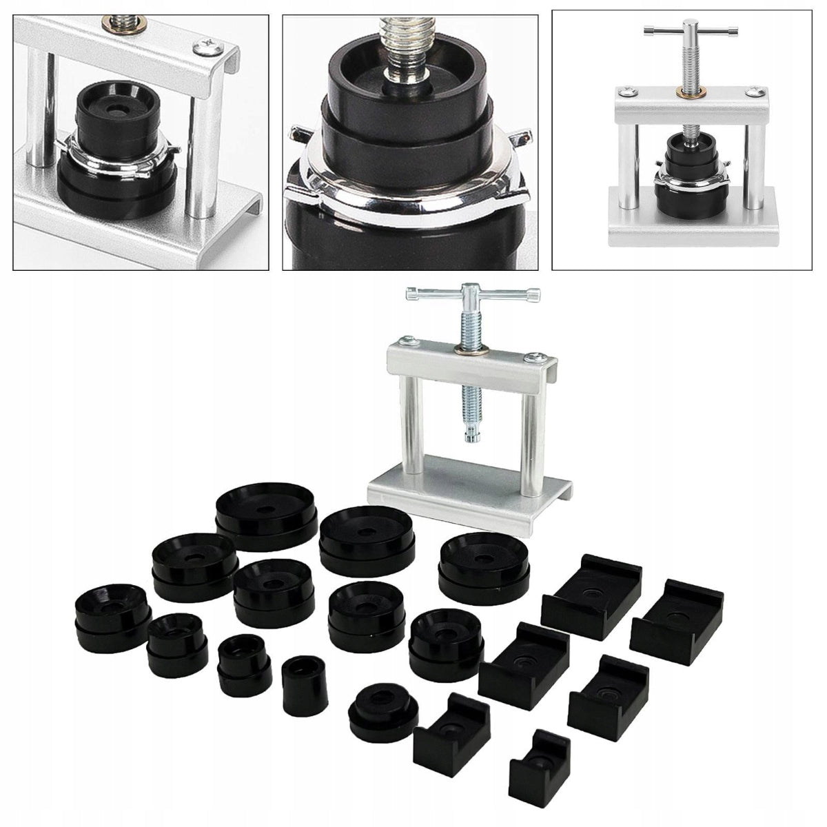 PRESS WATCHMAKING SET PRESS FOR WATCHES +18 DIFFERENT FORMS Brand no brand