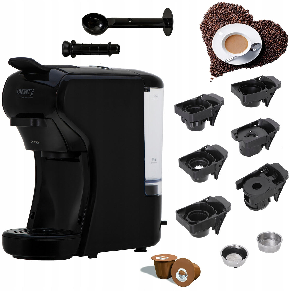 PRESSURE CAPSULE MACHINE FOR NESPRESSO DOLCE GUSTO TCHIBO CAPSULES