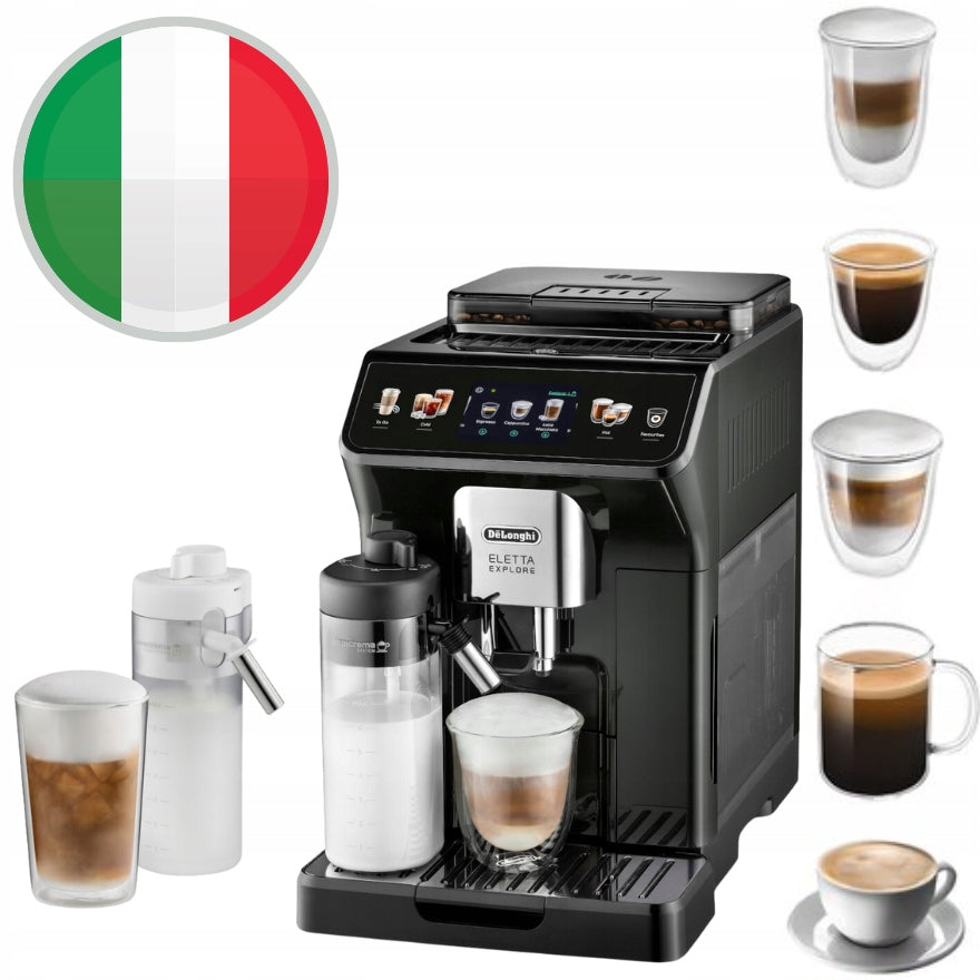 PRESSURE COFFEE MAKER DELONGHI Eletta Explore ECAM450.55.G 40 DRINKS