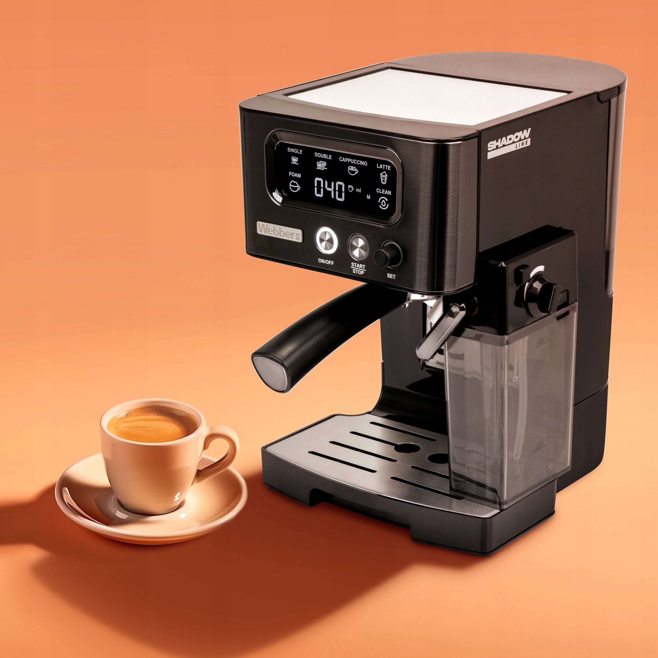 PRESSURE COFFEE MAKER SEMI-AUTOMATIC FLASK WEBBER 15 BAR M5 EAN (GTIN) 5907265029133