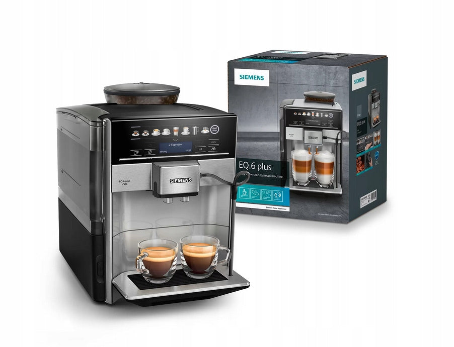 PRESSURE COFFEE MAKER SIEMENS EQ.6 plus s500 TE655203RW LATTE 1500W