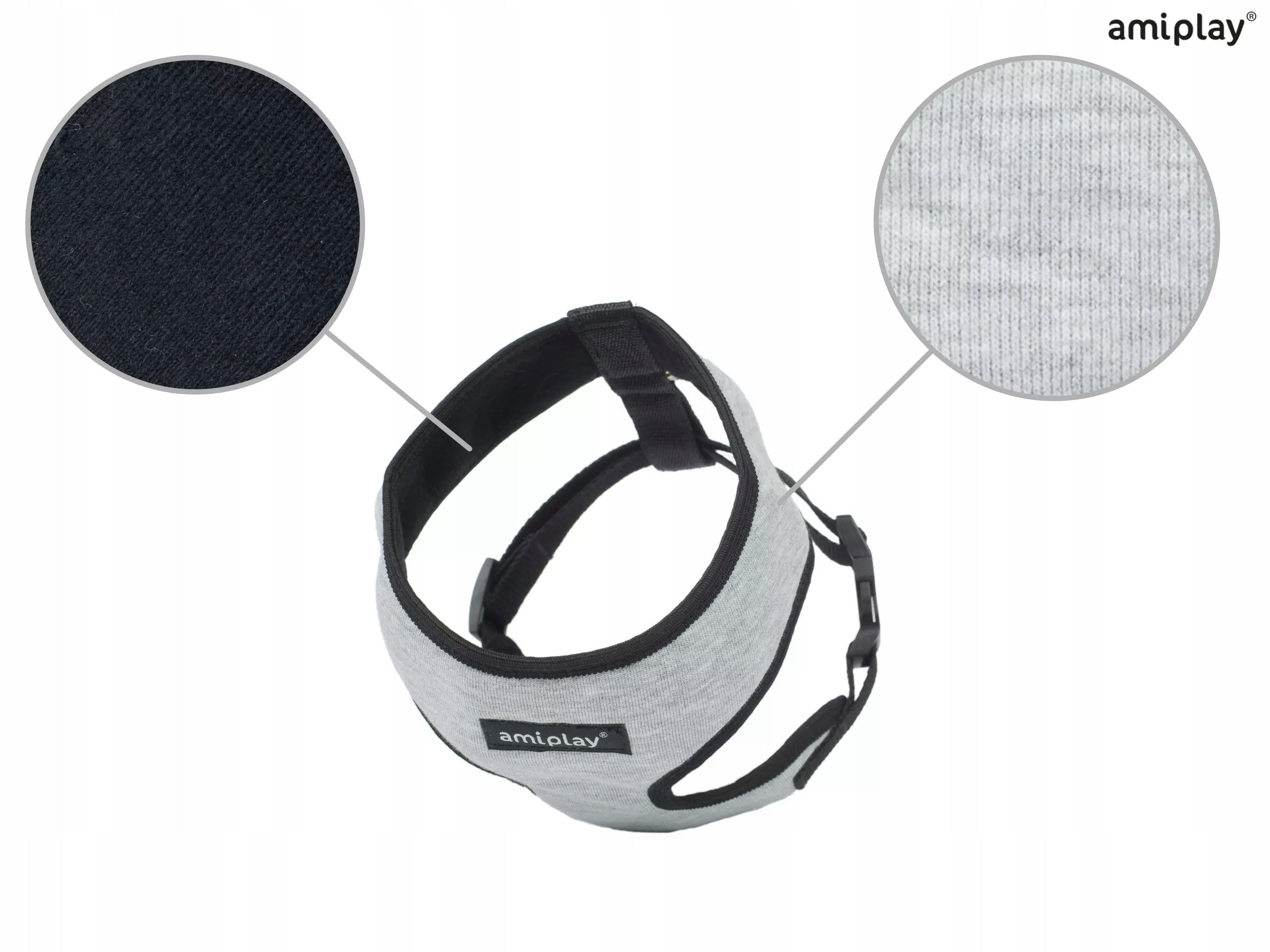 PRESSURE-FREE HARNESS AMIPLAY SCOUT DENVER M GREY FOR DOG Brand Amiplay