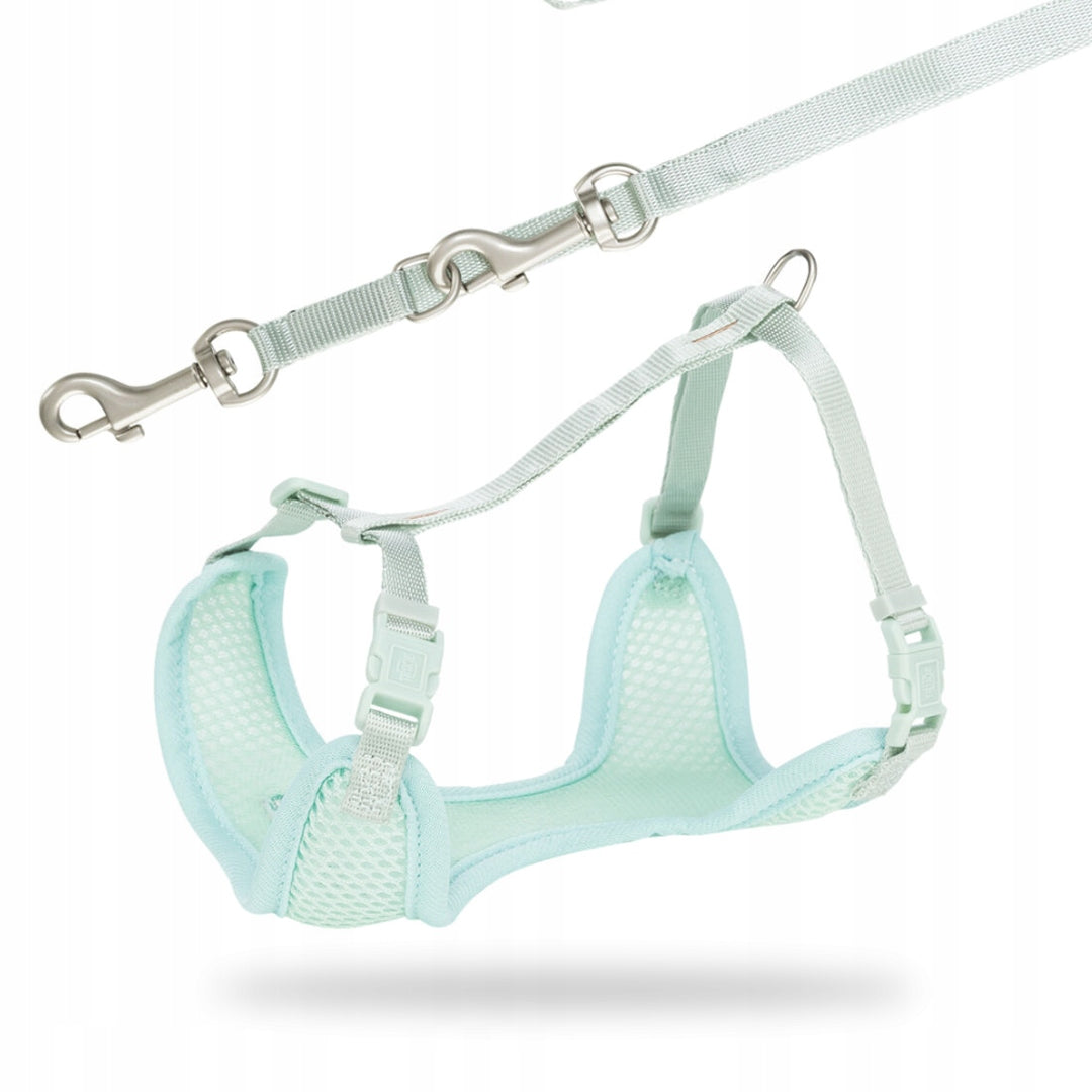 PRESSURE-FREE HARNESS DRIPS LEASH for PUPPY DOG TRIXIE 26-34cm/10mm/2m Packaging status original