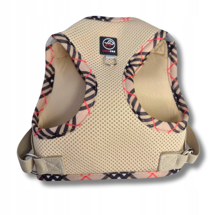 PRESSURE-FREE HARNESS FOR SMALL DOG Vest BENXI + LEASH beige XS EAN (GTIN) 5906555652235