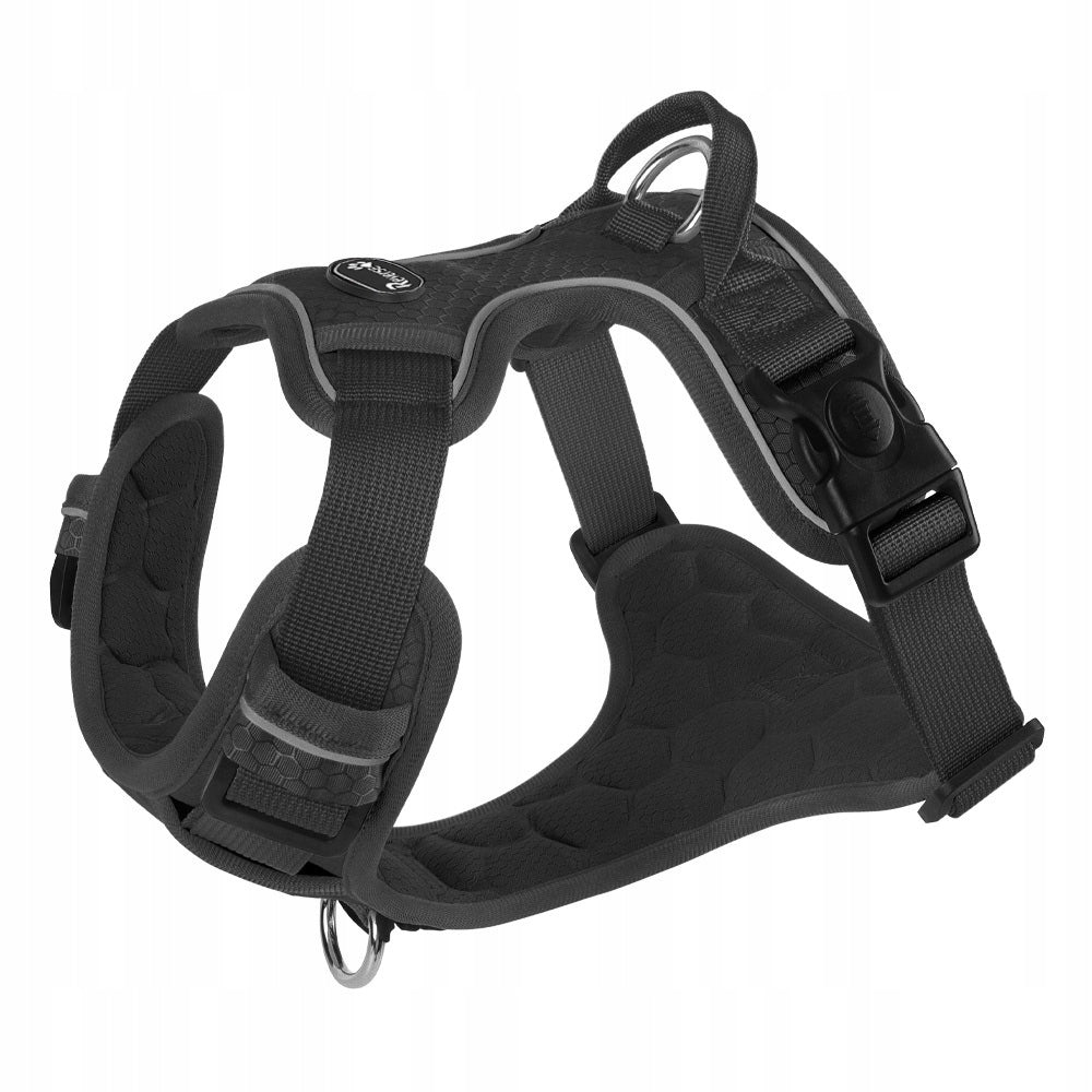 PRESSURE-FREE WALKING HARNESS GUARD FOR DOG STRONG SOFT STRONG BLACK r. S Type adjustable