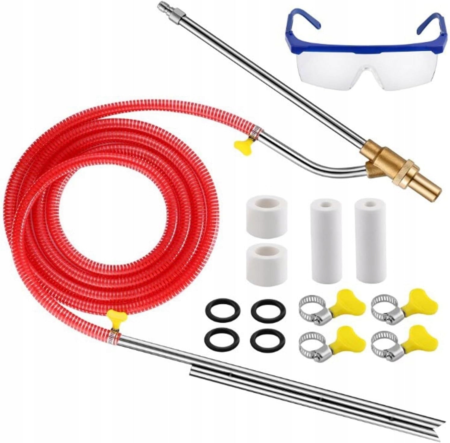 PRESSURE SANDBLASTING KIT FOR WASHING 5000PSI WITH HOSE GOGGLES NOZZLES Packaging status original