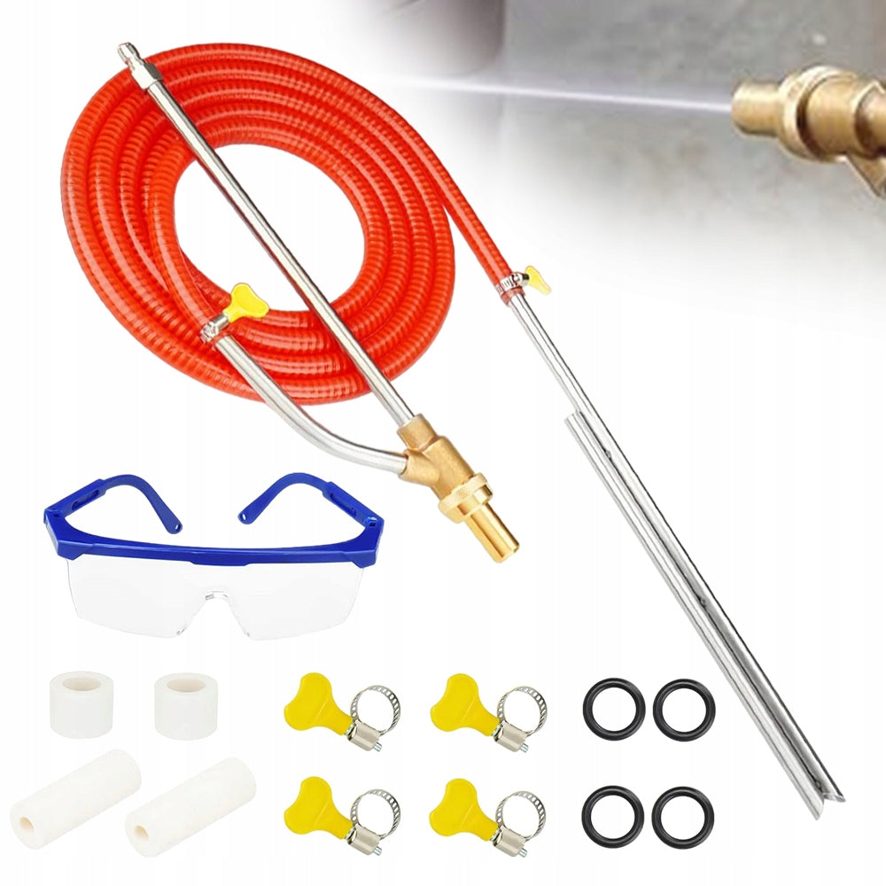 PRESSURE SANDBLASTING KIT FOR WASHING 5000PSI WITH HOSE GOGGLES NOZZLES