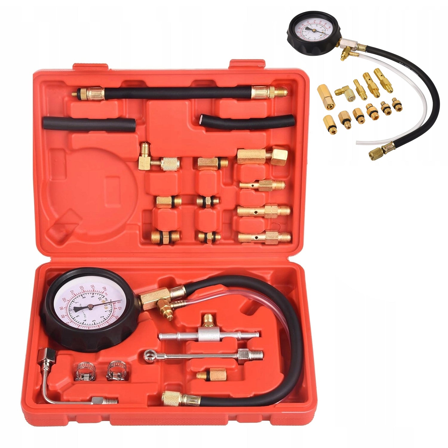 PRESSURE TESTER OIL FUEL PRESSURE GAUGE