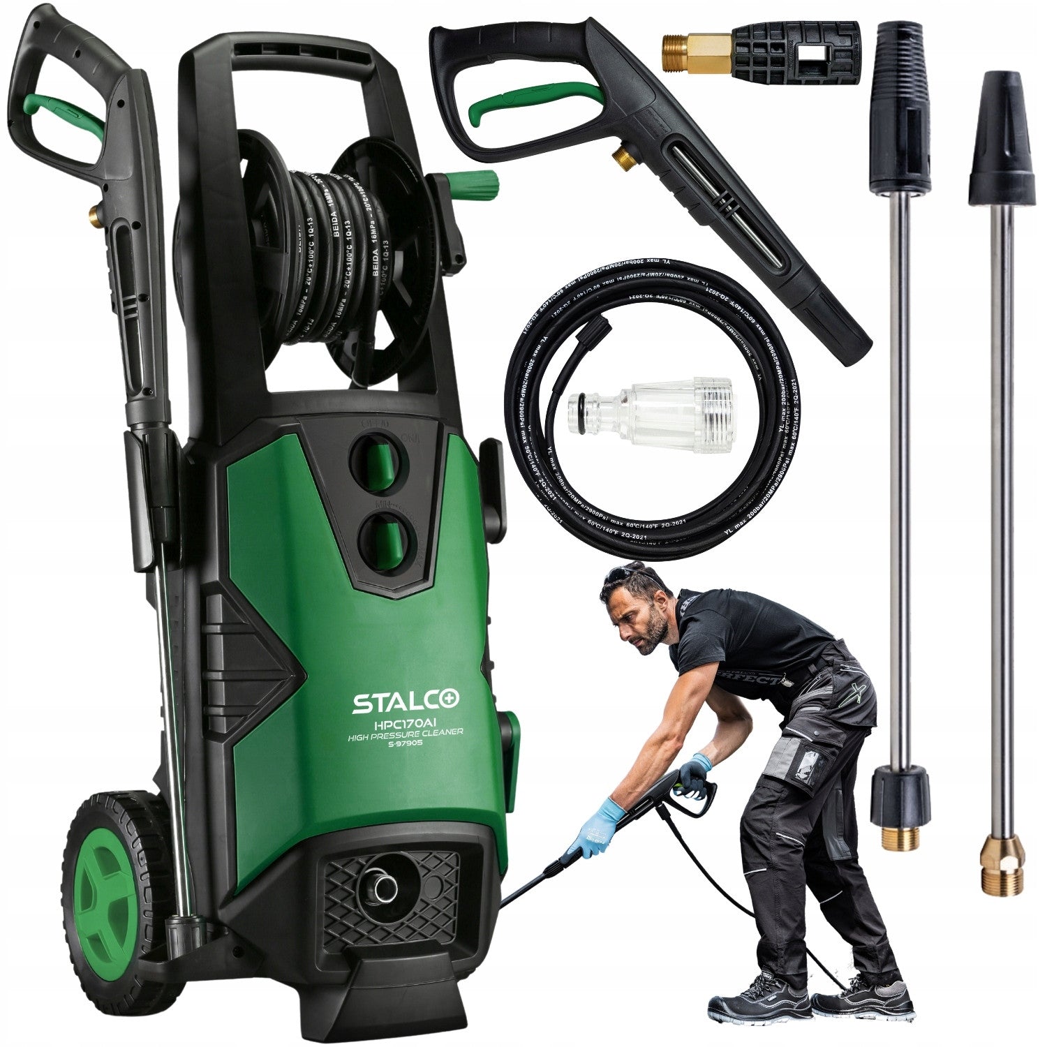 PRESSURE WASHER 2500W HPC170AL STALCO S-97905