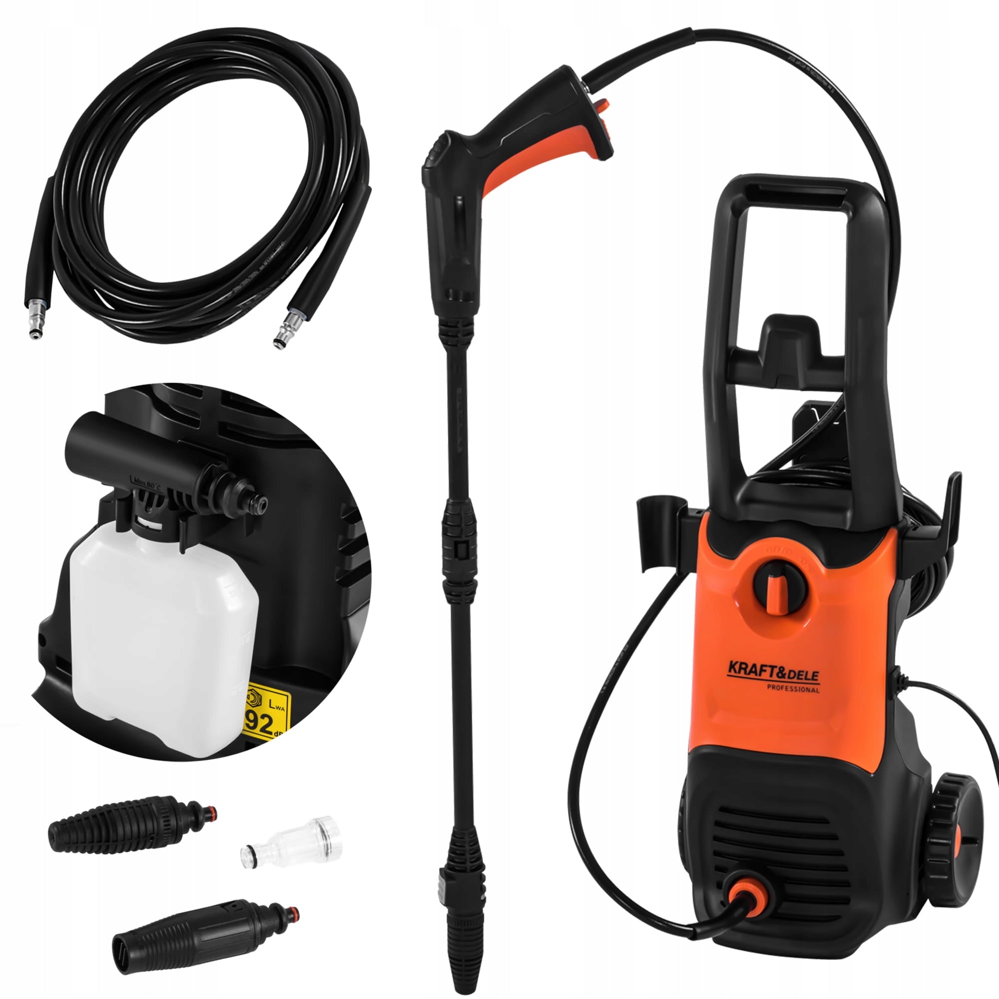 PRESSURE WASHER 2900W 220 BAR + KRAFTDELE ACCESSORIES KD5380 EAN (GTIN) 5903957018089