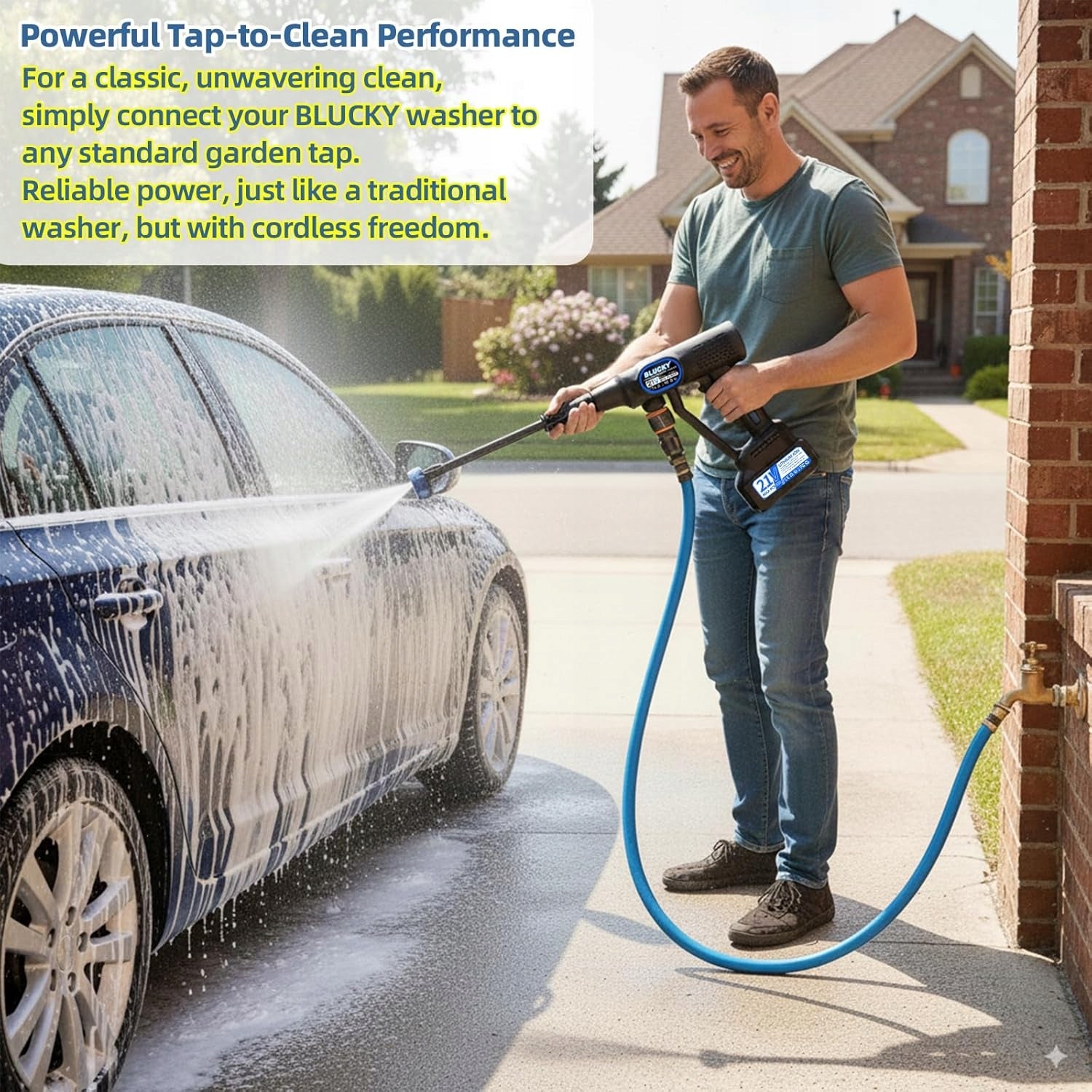 PRESSURE WASHER CORDLESS BLUCKY MULTIFUNCTIONAL SPRAYER SUITCASE 3IN1 Brand no brand