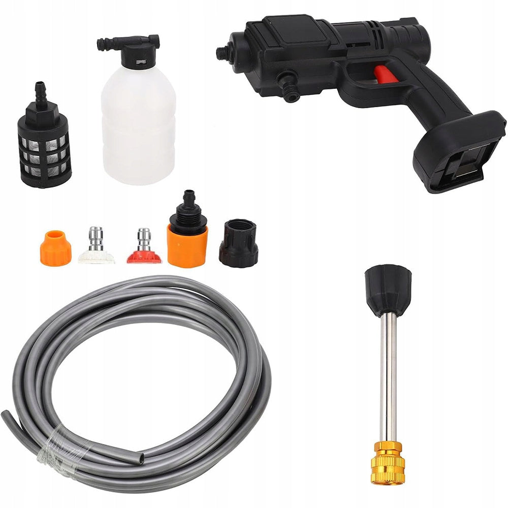 PRESSURE WASHER CORDLESS CAR WASH GUN WITH NOZZLES 21V Brand no brand