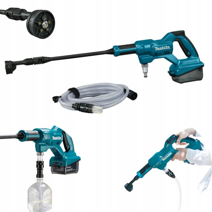 PRESSURE WASHER CORDLESS GARDEN MOCK-UP FOR WASHING THE WALLS OF THE ROOF CAR Manufacturer code MYJKA CIŚNIENIOWA AKUMULATOROWA MAKITA