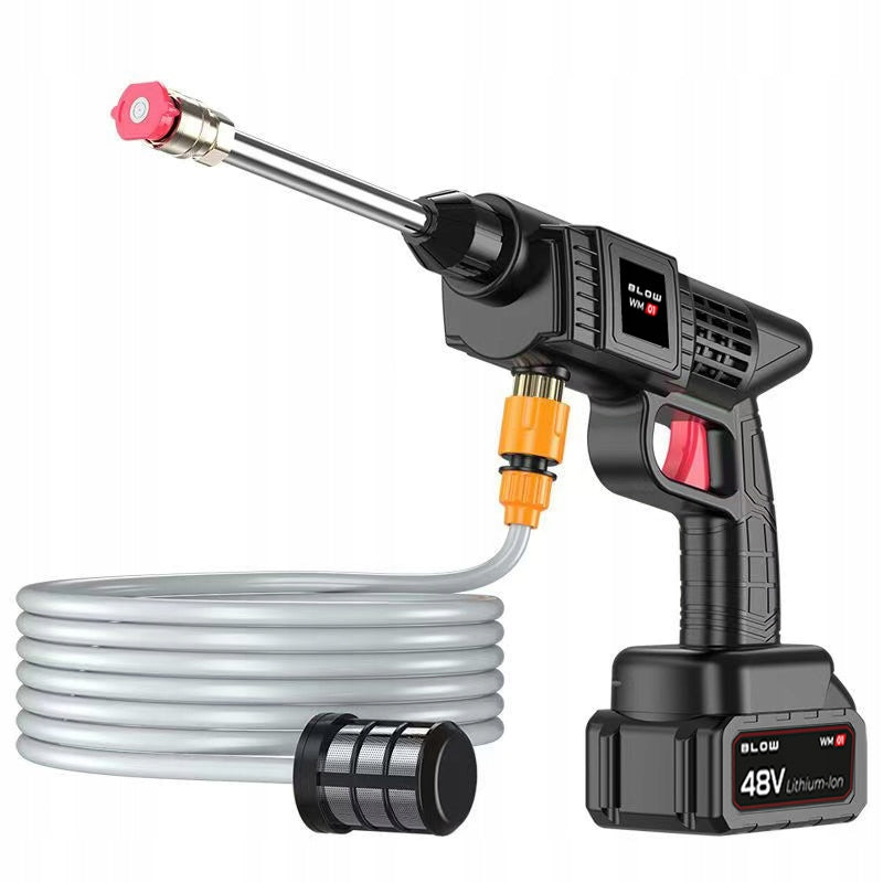 PRESSURE WASHER CORDLESS GARDEN WASHING KIT 2 BATTERIES 48V Packaging status original