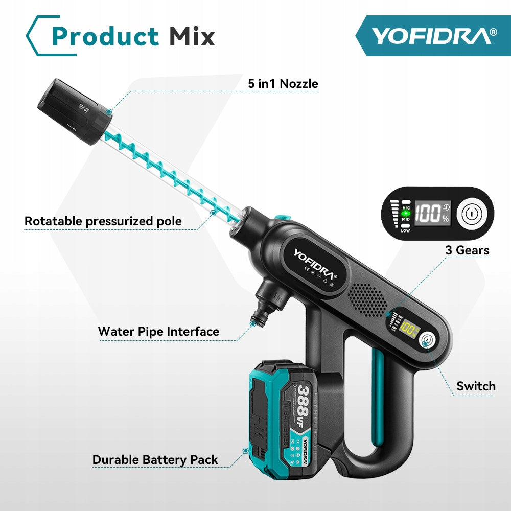 PRESSURE WASHER CORDLESS NO AKU GARDEN SET Packaging status original