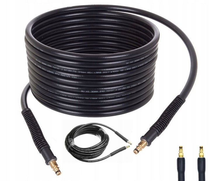 PRESSURE WASHER HOSE KARCHER CLICK-CLICK 10m K2 K3 K4 K5 K6 K7 Quick