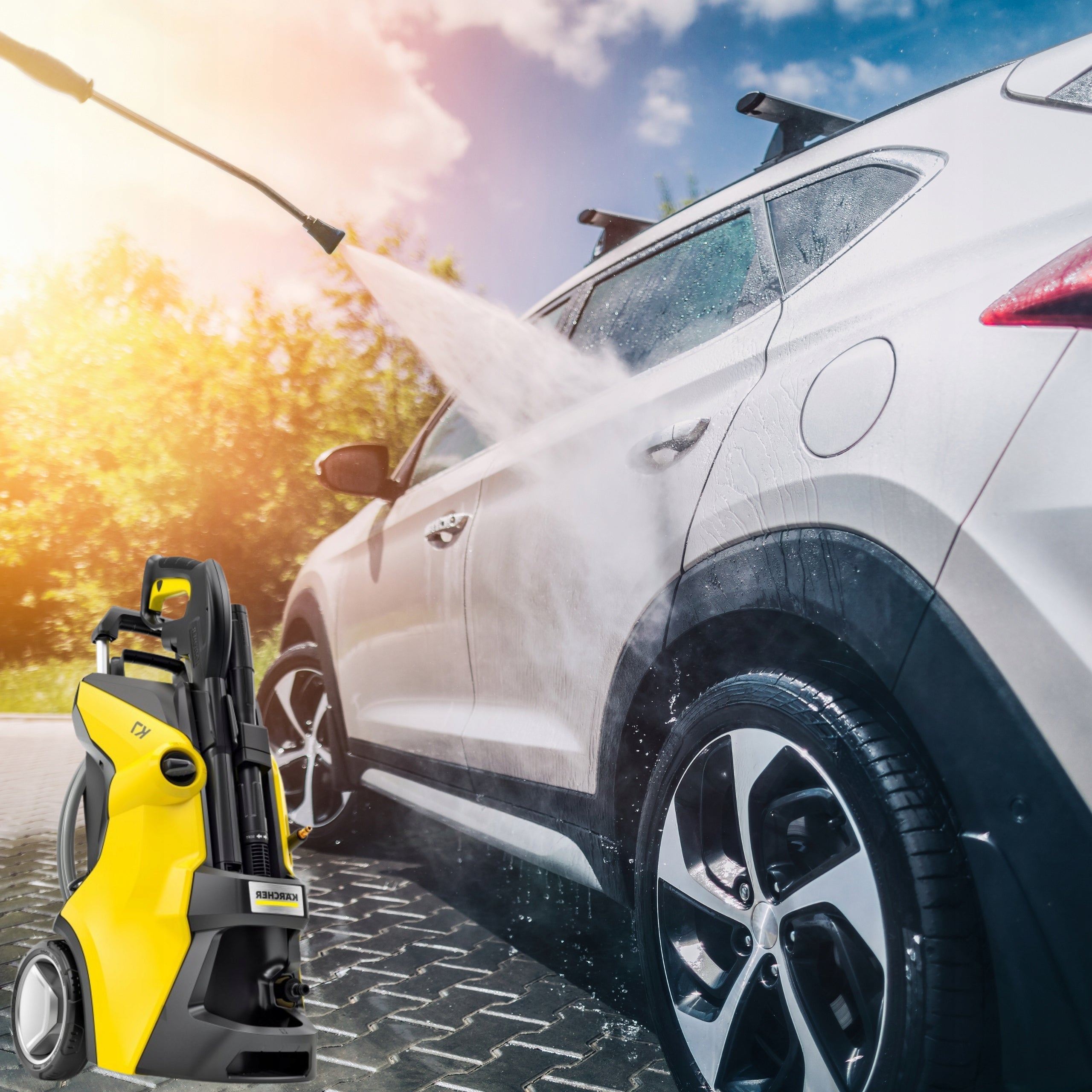 PRESSURE WASHER KARCHER K 7 POWER 180 BAR 3000W FOAMER FOR CAR CUBE Packaging status original