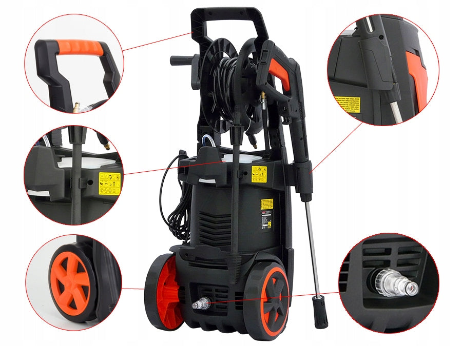 PRESSURE WASHER NAC POWER 2200 W ALUPOMPA 170 BAR LANCE TURBO AUTO-STOP Manufacturer code 40177