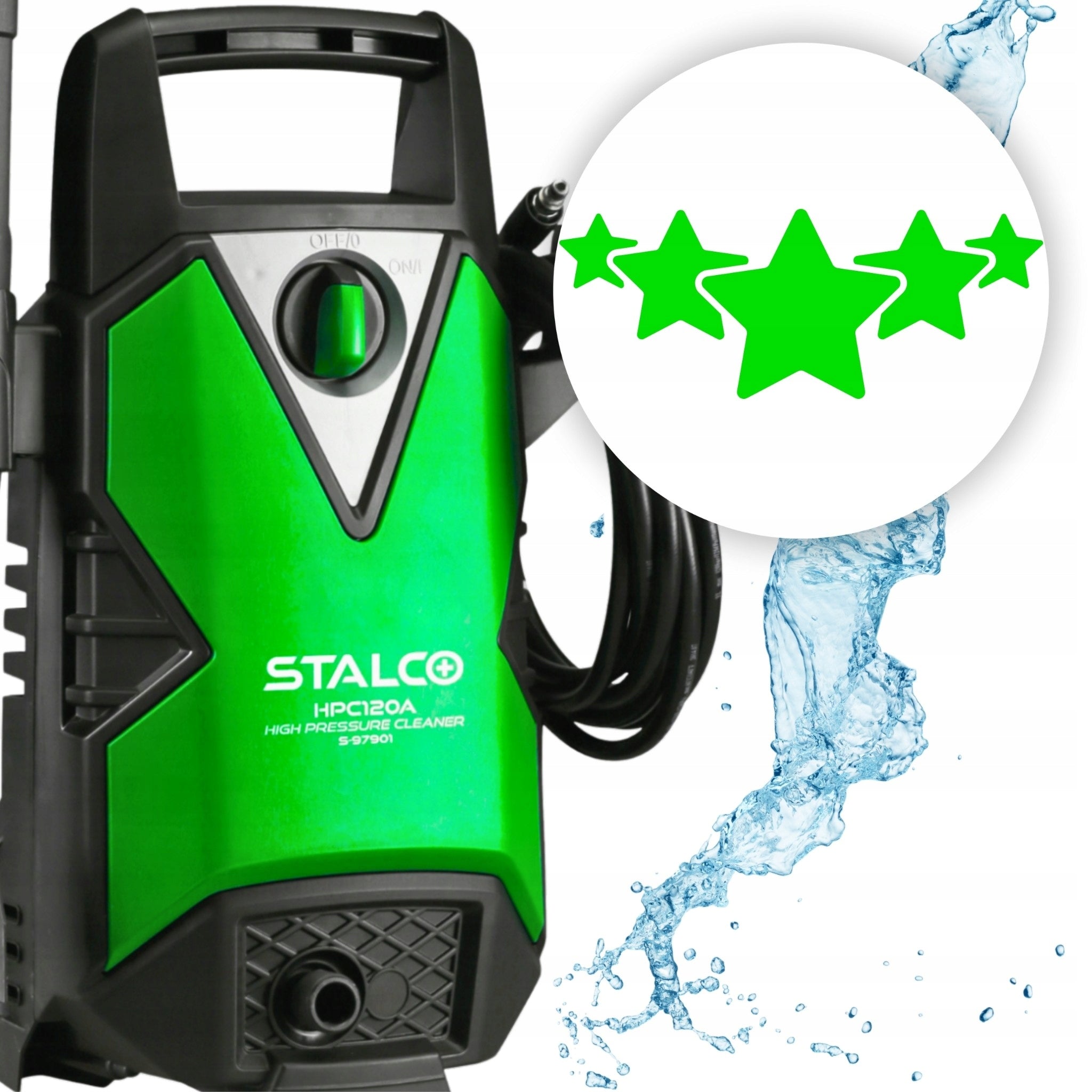 PRESSURE WASHER SET STRONG ALUMINUM PUMP SELF SUCTION FOAMER 1500W Batteries included no