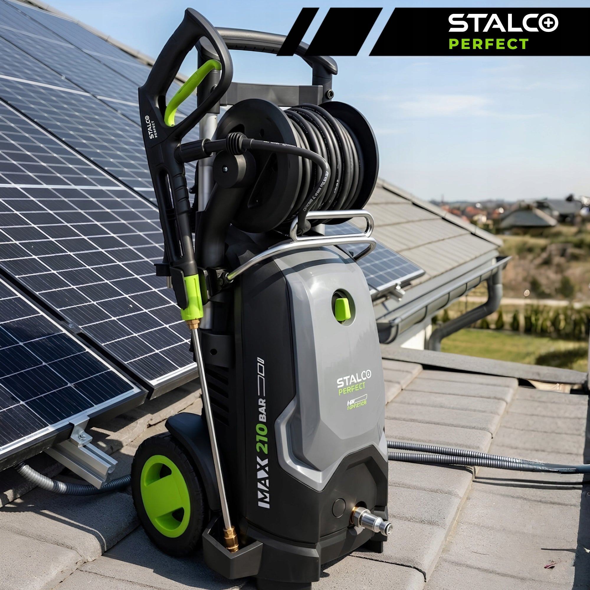 PRESSURE WASHER STALCO COMPACT 3500W ALUMINUM PUMP FOAMER STRONG Manufacturer code S055398907