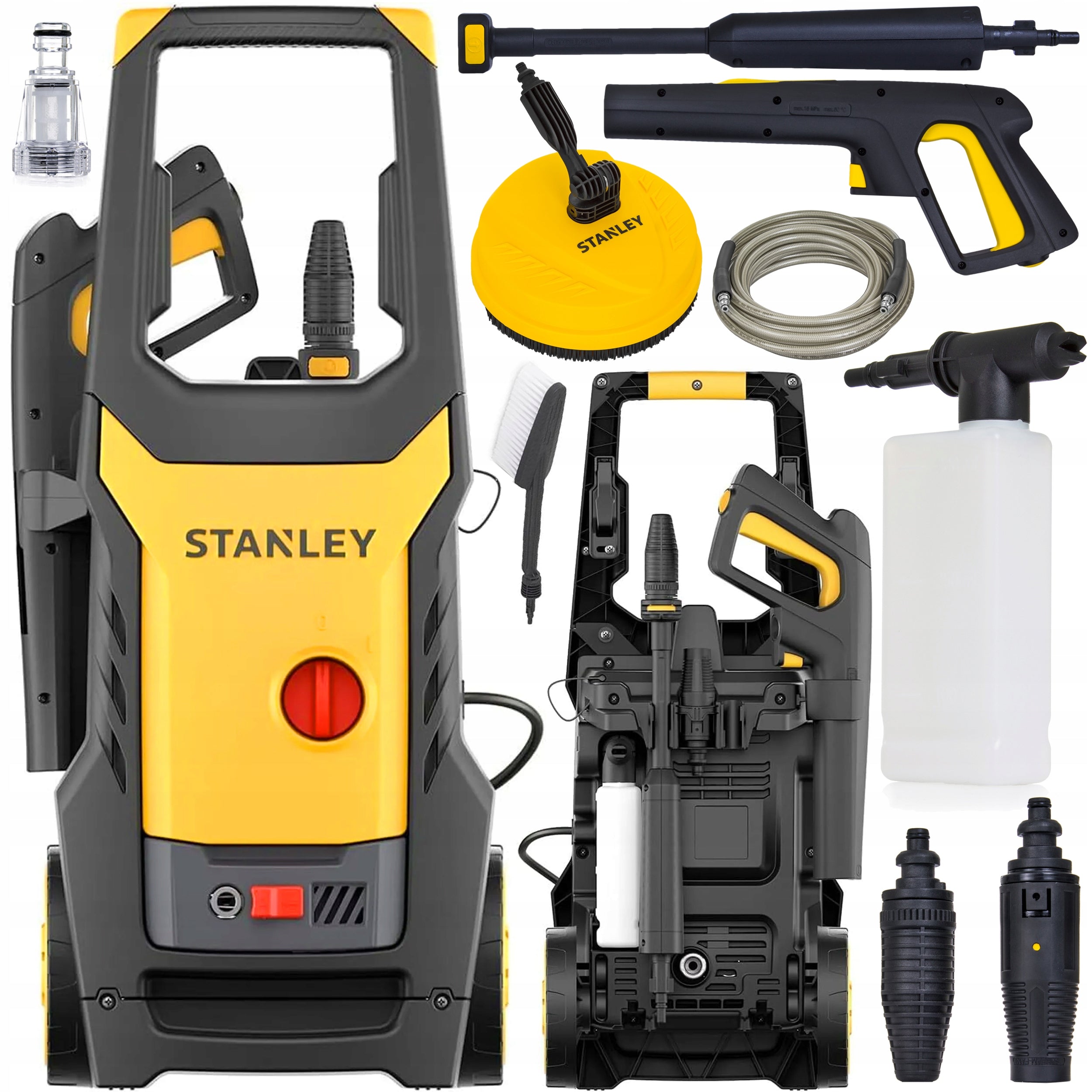 PRESSURE WASHER STANLEY 170BAR SELF-SUCTION ALUMINUM PUMP SET + PATIO
