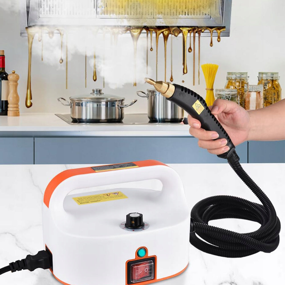 PRESSURE WASHER STEAM WINDOW CLEANER STEAMER 4.5BAR 2500W SET Packaging status original