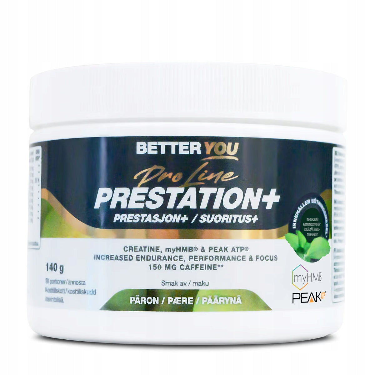 PRESTATION Plus combination of PEAK ATP, myHMB and creatine 140 g BETTER YOU