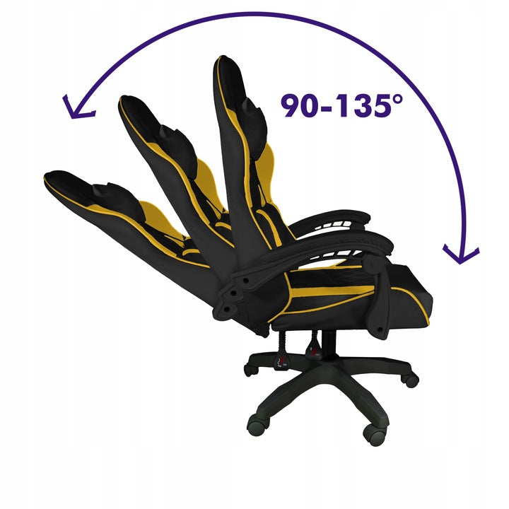 PRESTIGE GAMING CHAIR, QUILTED, OFFICE, MASSAGE, GAME EXTREME FG-PRS-003 Furniture width 61 cm