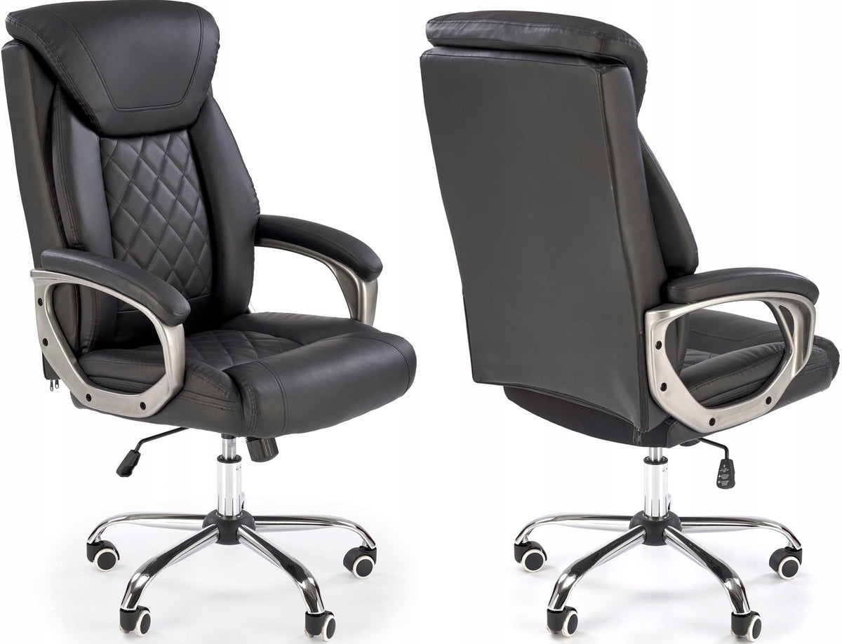 PRESTON Office Chair Swivel Cabinet Black Adjustable Packaging status original