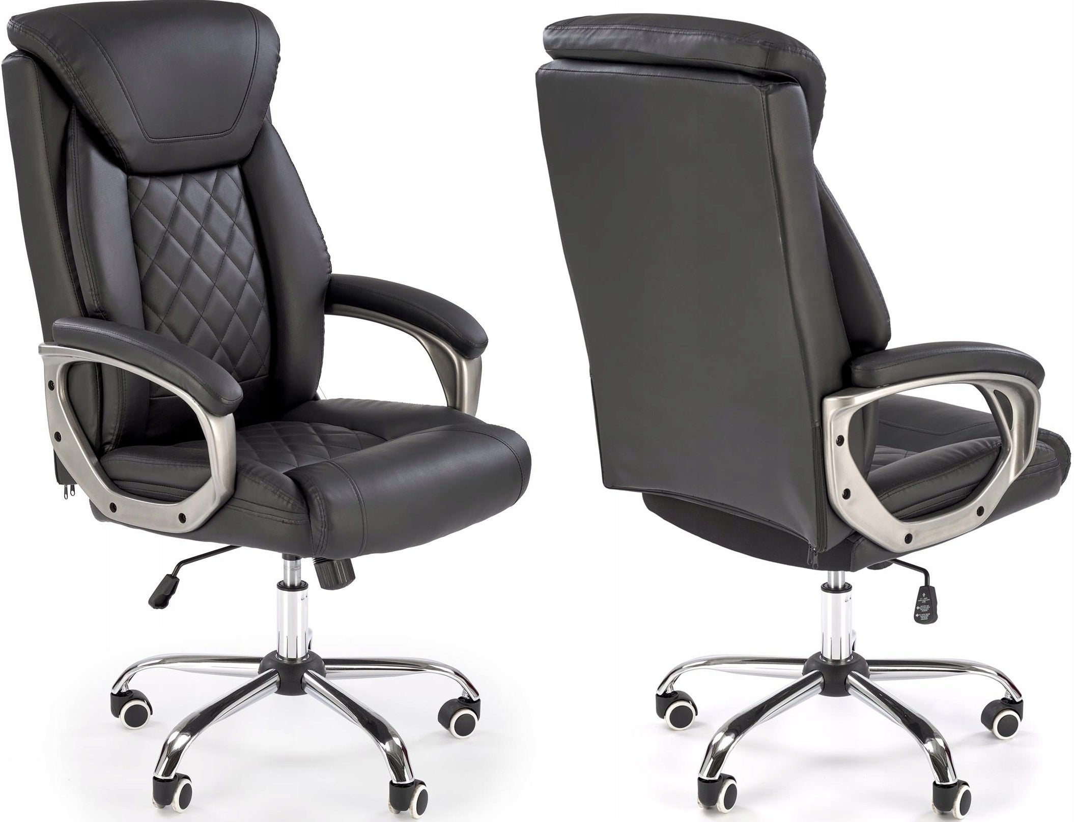 PRESTON Office Chair Swivel Cabinet Black Adjustable Packaging status original