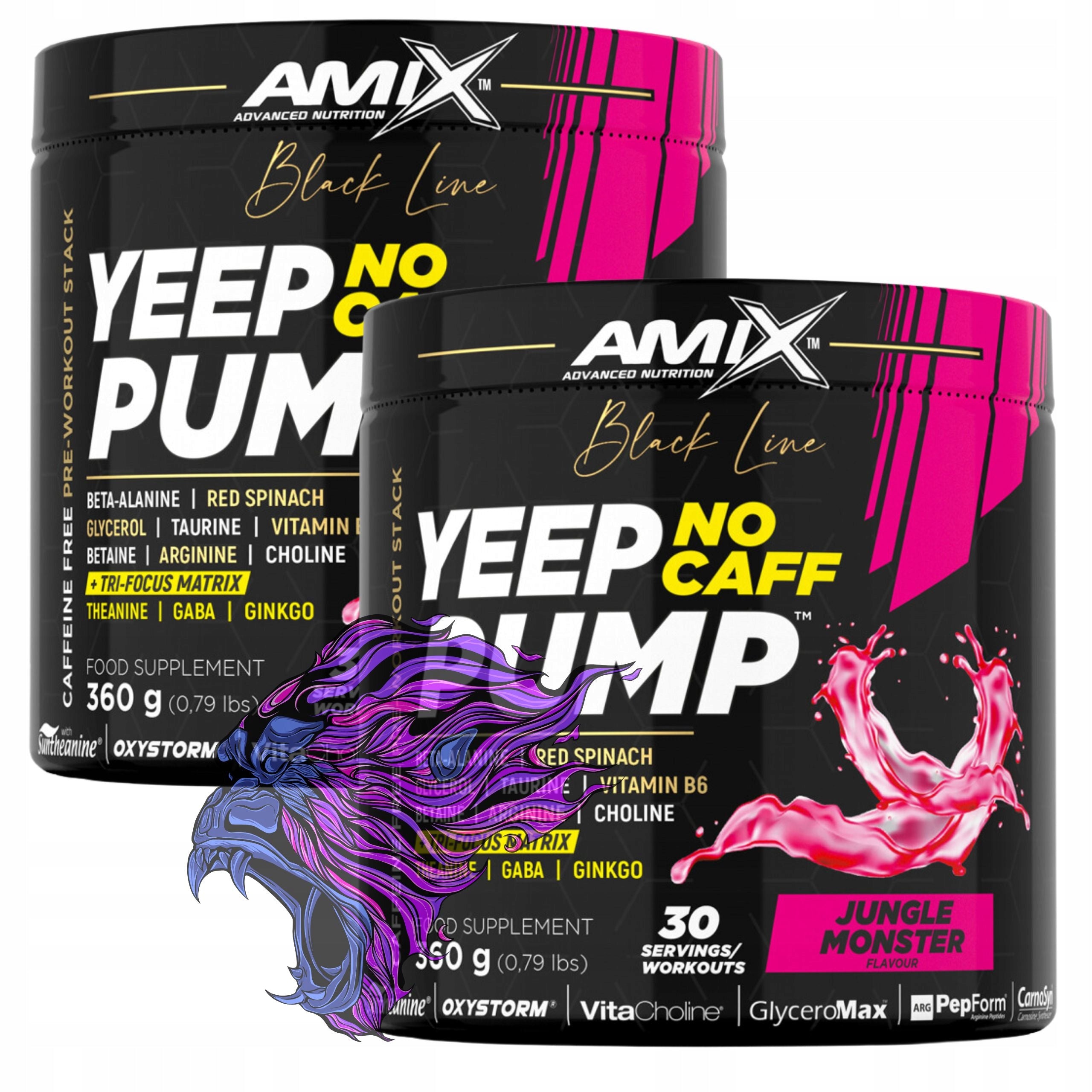 PREWORKOUT WITHOUT CAFFEINE Pre-workout Pump Focus Strength