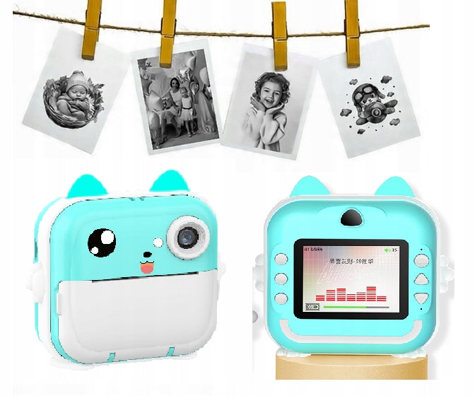 PRINTER INSTANT CAMERA + 8 ROLLS FREEBIE