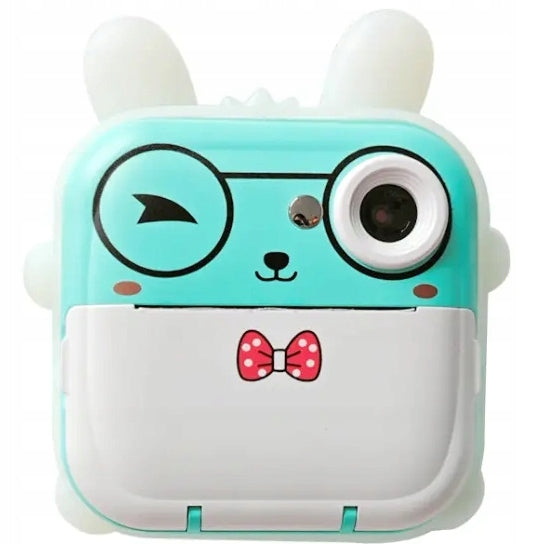 PRINTER THERMAL INSTANT CAMERA RABBIT 10 ROLLS TURQUOISE