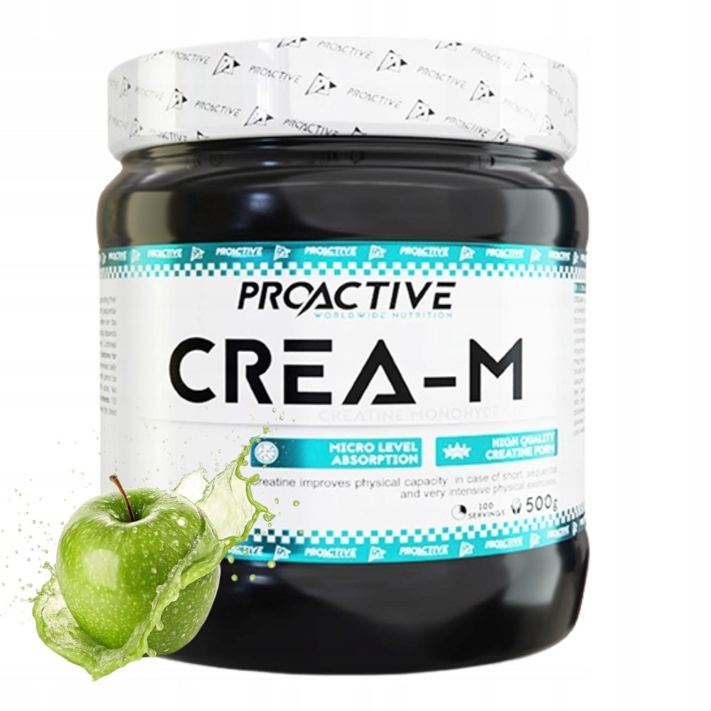 PROACTIVE CREA-M 500 g CREATINE MUSCLES STRENGTH REGENERATION ENDURANCE
